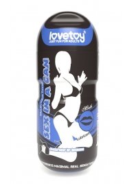 Мастурбатор-ротик с вибрацией Sex In A Can Mouth Lotus Tunnel - Lovetoy - в Ижевске купить с доставкой