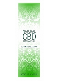 Массажное масло Natural CBD Massage Oil - 50 мл. - Shots Media BV - купить с доставкой в Ижевске