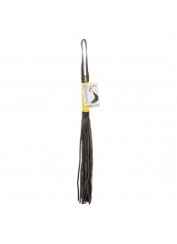 Черная плеть с желтой рукоятью Boundless Flogger - 69,25 см. - California Exotic Novelties - купить с доставкой в Ижевске