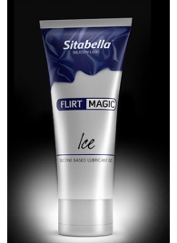 Силиконовая гель-смазка FLIRT MAGIC Ice с лёгким пролонгирующим эффектом - 75 мл. - Sitabella - купить с доставкой в Ижевске