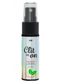 Клиторальный возбуждающий спрей Clit Me On Peppermint - 12 мл. - INTT - купить с доставкой в Ижевске