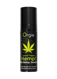 Возбуждающий интимный гель для пар ORGIE Hemp Intense Orgasm - 15 мл. - ORGIE - купить с доставкой в Ижевске
