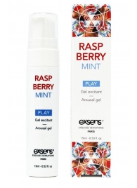 Возбуждающий гель Raspberry Mint с ароматом малины и мяты - 15 мл. - Exsens - купить с доставкой в Ижевске