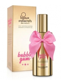 Гель с ароматом жвачки Bubblegum 2-in-1 Scented Silicone Massage And Intimate Gel - 100 мл. - Bijoux Indiscrets - купить с доставкой в Ижевске