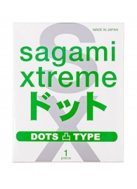 Презерватив Sagami Xtreme Type-E с точками - 1 шт. - Sagami - купить с доставкой в Ижевске