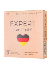 Ароматизированные презервативы EXPERT Fruit Mix - 3 шт. - Expert - купить с доставкой в Ижевске