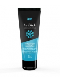Лубрикант на водной основе Ice Black с ледяным эффектом - 50 мл. - INTT - купить с доставкой в Ижевске