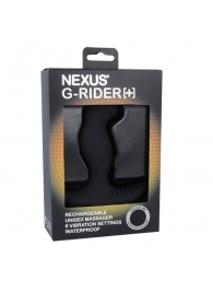 Черный вибромассажер простаты Nexus G-Rider+ - 12,6 см. - Nexus Range - в Ижевске купить с доставкой