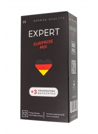 Презервативы EXPERT Surprise Mix - 12 шт.(+3 в подарок) - Expert - купить с доставкой в Ижевске