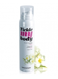 Массажная хрустящая пенка Tickle My Body Monoi с ароматом моной - 150 мл. - Love to Love - купить с доставкой в Ижевске