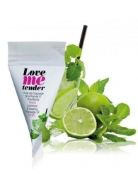 Съедобное согревающее массажное масло Love Me Tender Mojito с ароматом мохито - 10 мл. - Love to Love - купить с доставкой в Ижевске