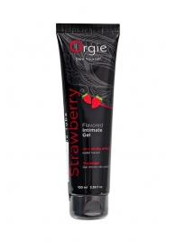 Интимный гель на водной основе Lube Tube Strawberry с клубничным вкусом - 100 мл. - ORGIE - купить с доставкой в Ижевске