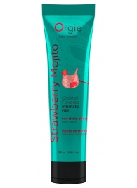 Съедобный интимный гель Orgie Lube Tube Cocktail Strawberry Mojito - 100 мл. - ORGIE - купить с доставкой в Ижевске