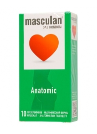 Презервативы анатомической формы Masculan Anatomic - 10 шт. - Masculan - купить с доставкой в Ижевске