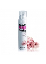 Массажная хрустящая пенка Tickle My Body Cherry Blossom с ароматом вишневого цвета - 150 мл. - Love to Love - купить с доставкой в Ижевске
