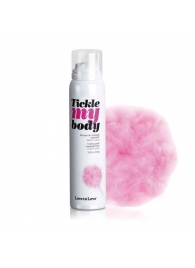 Массажная хрустящая пенка Tickle My Body Cotton Candy с ароматом сладкой ваты - 150 мл. - Love to Love - купить с доставкой в Ижевске