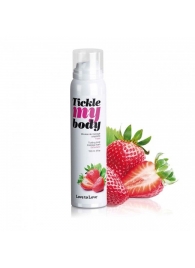 Массажная хрустящая пенка Tickle My Body Strawberry с ароматом клубники - 150 мл. - Love to Love - купить с доставкой в Ижевске