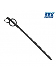 Черный стимулятор уретры Sex Expert - Sex Expert - купить с доставкой в Ижевске