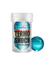 Интимный гель Termo Shock Hot Ball с разогревающе-покалывающим эффектом (2 шарика по 3 гр.) - HotFlowers - купить с доставкой в Ижевске