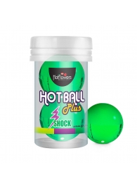 Лубрикант на силиконовой основе Hot Ball Plus с покалывающим эффектом (2 шарика по 3 гр.) - HotFlowers - купить с доставкой в Ижевске