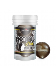 Анальный лубрикант на масляной основе Hot Ball Plus Conforto (2 шарика по 3 гр.) - HotFlowers - купить с доставкой в Ижевске