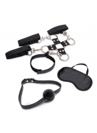 Набор для фиксации из 7 предметов Hogtie   Ball Gag Kit - Lux Fetish - купить с доставкой в Ижевске