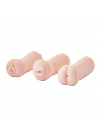 Набор из 3 мастурбаторов The Girl Next Door Tina - Dream Toys - в Ижевске купить с доставкой