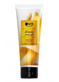 Лубрикант на водной основе OYO Aroma Gel Banana с ароматом банана - 75 мл. - OYO - купить с доставкой в Ижевске