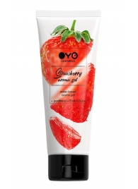 Лубрикант на водной основе OYO Aroma Gel Strawberry с ароматом клубники - 75 мл. - OYO - купить с доставкой в Ижевске