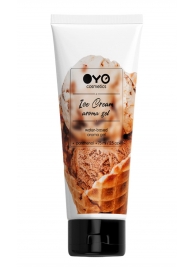 Лубрикант на водной основе OYO Aroma Gel Ice Cream с ароматом пломбира - 75 мл. - OYO - купить с доставкой в Ижевске