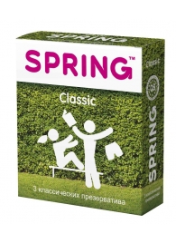 Классические презервативы SPRING CLASSIC - 3 шт. - SPRING - купить с доставкой в Ижевске