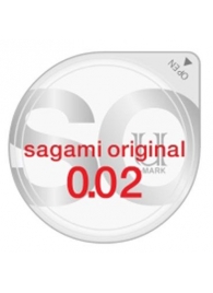 Ультратонкий презерватив Sagami Original - 1 шт. - Sagami - купить с доставкой в Ижевске