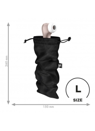 Черный мешочек для хранения игрушек Treasure Bag L - Satisfyer - купить с доставкой в Ижевске