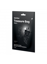 Черный мешочек для хранения игрушек Treasure Bag L - Satisfyer - купить с доставкой в Ижевске