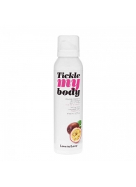Массажная хрустящая пенка Tickle my body с ароматом маракуйи - 150 мл. - Love to Love - купить с доставкой в Ижевске