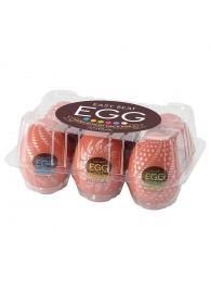 Набор из 6 мастурбаторов-яиц Tenga Egg Variety Pack V - Tenga - в Ижевске купить с доставкой