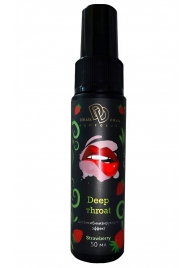 Спрей для горла Deep Throat с десенсибилизирующим эффектом и вкусом клубники - 50 мл. - БиоМед - купить с доставкой в Ижевске