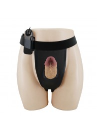 Полый вибрострапон на регулируемых трусиках Draven - 17,5 см. - Baile - купить с доставкой в Ижевске