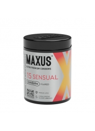 Анатомические презервативы MAXUS Sensual - 15 шт. - Maxus - купить с доставкой в Ижевске