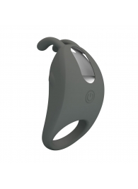 Серое эрекционное кольцо с вибрацией Master Ring - Baile - в Ижевске купить с доставкой