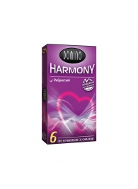 Презервативы с рёбрышками Domino Harmony - 6 шт. - Domino - купить с доставкой в Ижевске