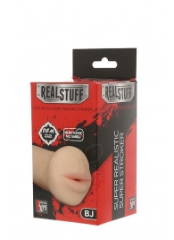 Нежный мастурбатор-ротик REALSTUFF 5INCH MASTURBATOR BJ - Dream Toys - в Ижевске купить с доставкой