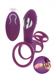 Фиолетовая эрекционная вибронасадка Halo Halo C-Ring Sleeve - Toy Joy - в Ижевске купить с доставкой