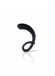 Черный массажер простаты Curving Curt - 13 см. - MyStim - купить с доставкой в Ижевске