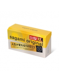 Презервативы увеличенного размера Sagami Original 0.02 XL-size - 12 шт. - Sagami - купить с доставкой в Ижевске