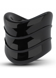 Черное эрекционное кольцо на мошонку Beef Ball Stretcher Snug X Long - Blush Novelties - в Ижевске купить с доставкой