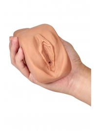Маструбатор-вагина с вибрацией Soft   Wet Renata Realistic Tan Masturbator - Blush Novelties - в Ижевске купить с доставкой