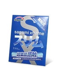 Презерватив Sagami Xtreme FEEL FIT 3D - 1 шт. - Sagami - купить с доставкой в Ижевске