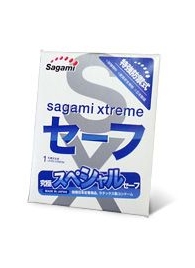 Презерватив Sagami Xtreme Ultrasafe с двойным количеством смазки - 1 шт. - Sagami - купить с доставкой в Ижевске