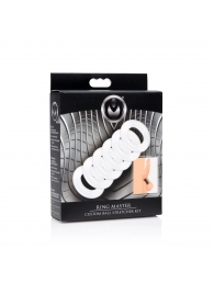 Комплект из 6 прозрачных эрекционных колец Ring Master Custom Ball Stretcher Kit - XR Brands - в Ижевске купить с доставкой